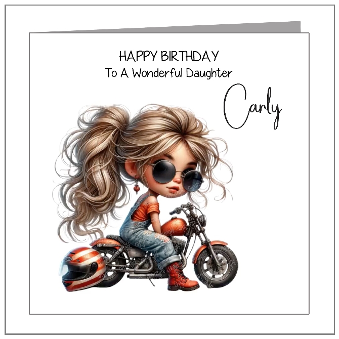 Dungarees Biker Girl