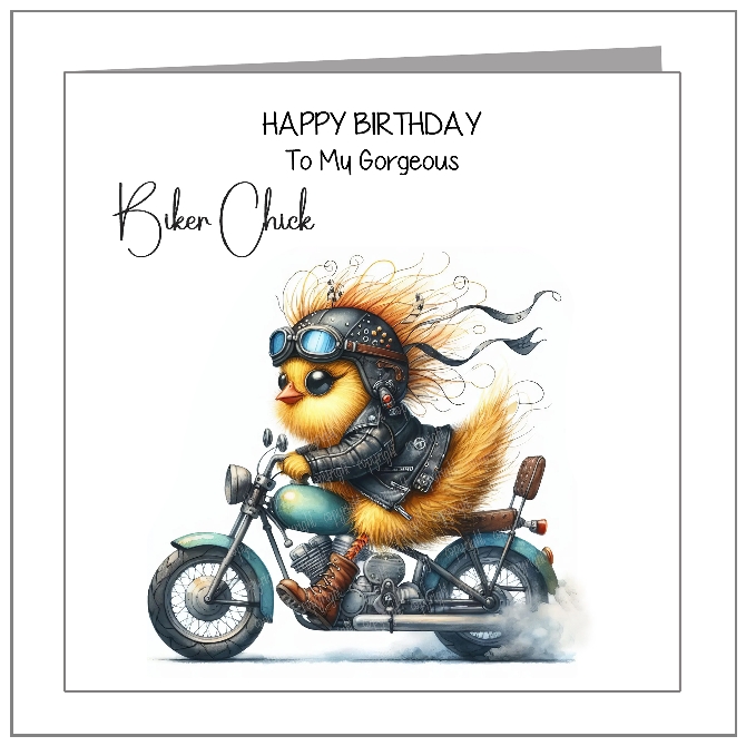 Biker Chick In Leathers - wholesale