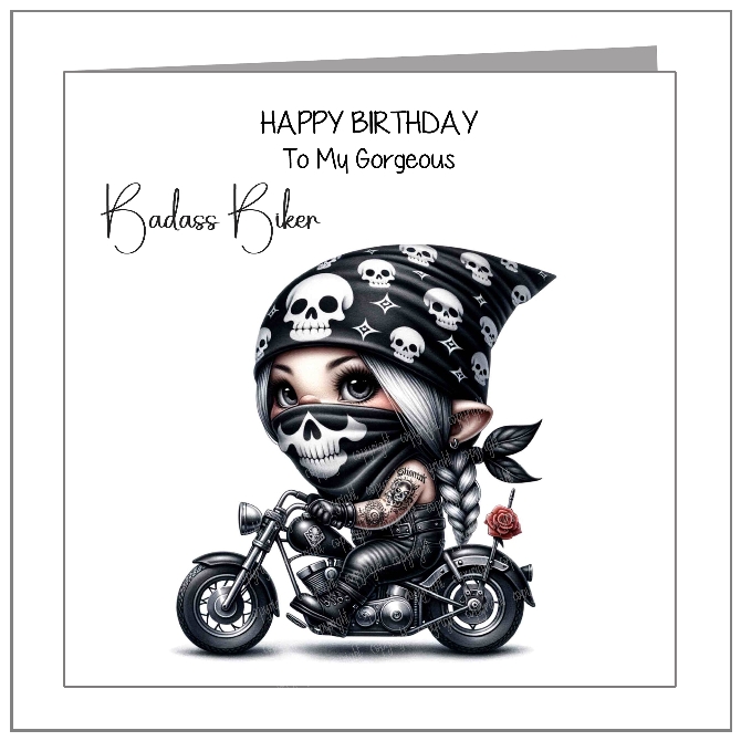 Badass Biker Girl - wholesale