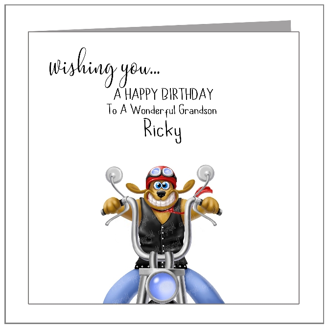 Floppy Ear Biker Dog