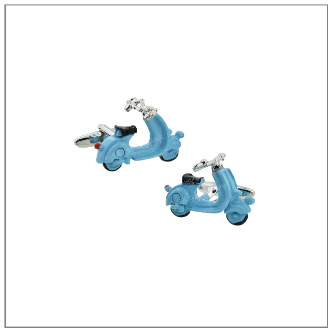 Scooter Cufflinks - Blue