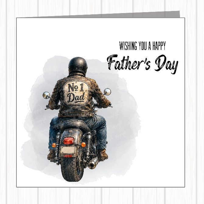 No. 1 Dad - Motorbike