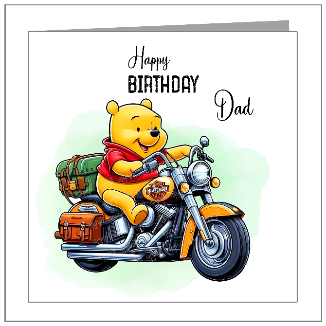 Harley - Pooh Green Pannier - wholesale