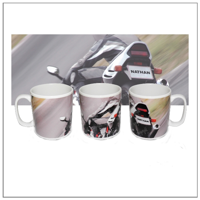 Personalised Motorcycle Mug