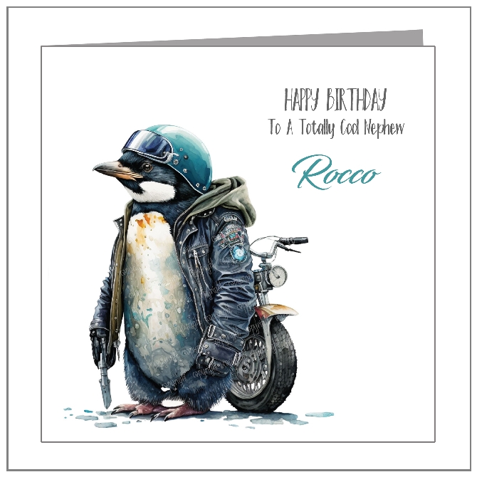 Cool Biker Penguin
