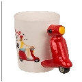 Speed King Mug With Scooter Shaped Handle
