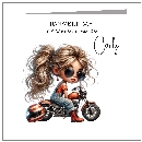 Dungarees Biker Girl