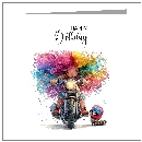 Rainbow Girl With Raccoon - wholesale