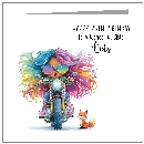 Rainbow Girl With Squirrel