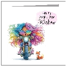 Rainbow Girl With Squirrel - wholesale