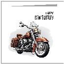 Harley - Brown Bike With Saddlebag - wholesale