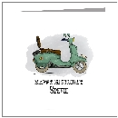 Vintage Green Scooter