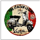 Vespa Italian Legend Metal Sign