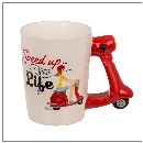 Speed King Mug With Scooter Shaped Handle