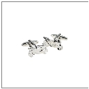 Motorcycle Cufflinks - Silver