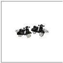 Scooter Cufflinks - Black
