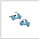 Scooter Cufflinks - Blue