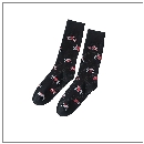 Motorcycle Socks - Red & Black