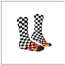 Ska Socks With Flames