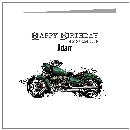 Green Watercolour Motorcycle With Splash